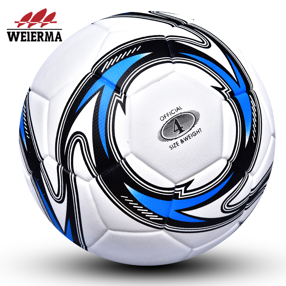 Black, blue and white football