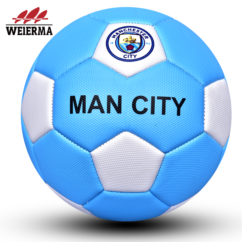 White and blue match football