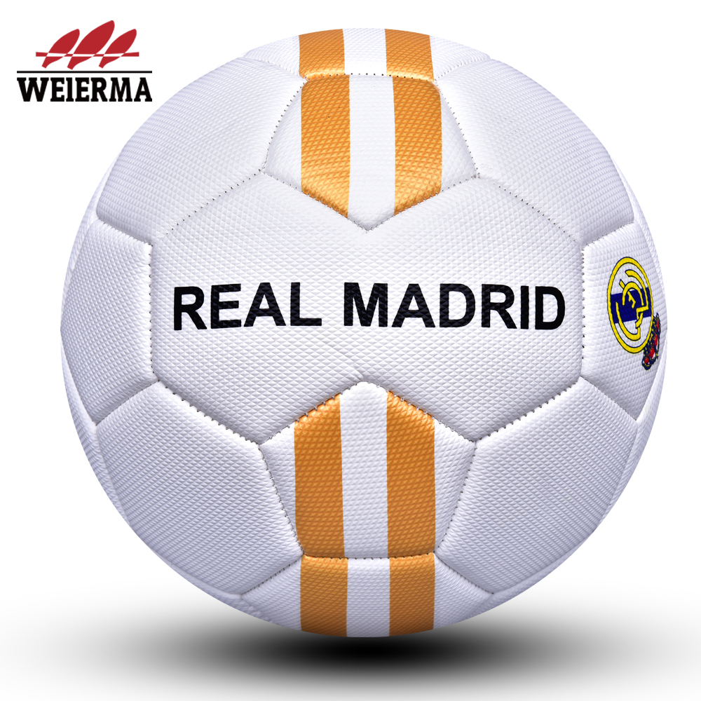 White and yellow striped football