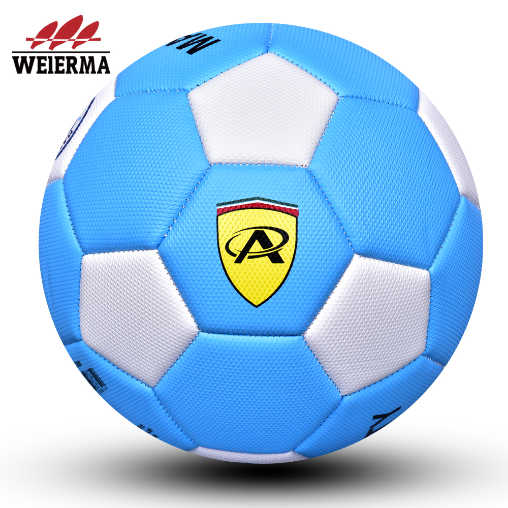 Double match white and blue football