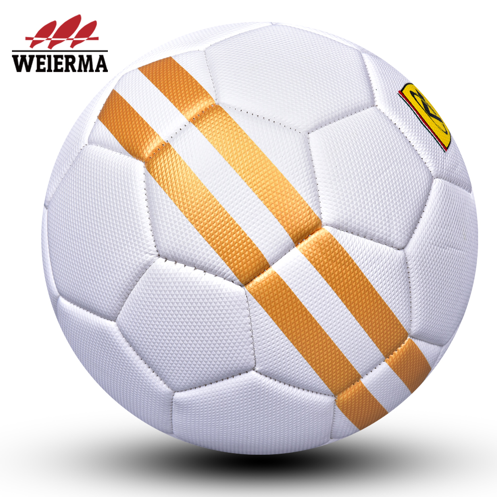 Yellow and white football