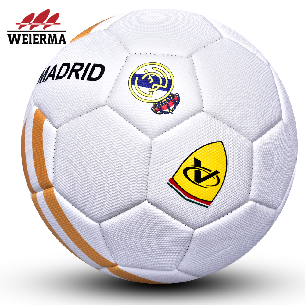 Dual yellow striped football