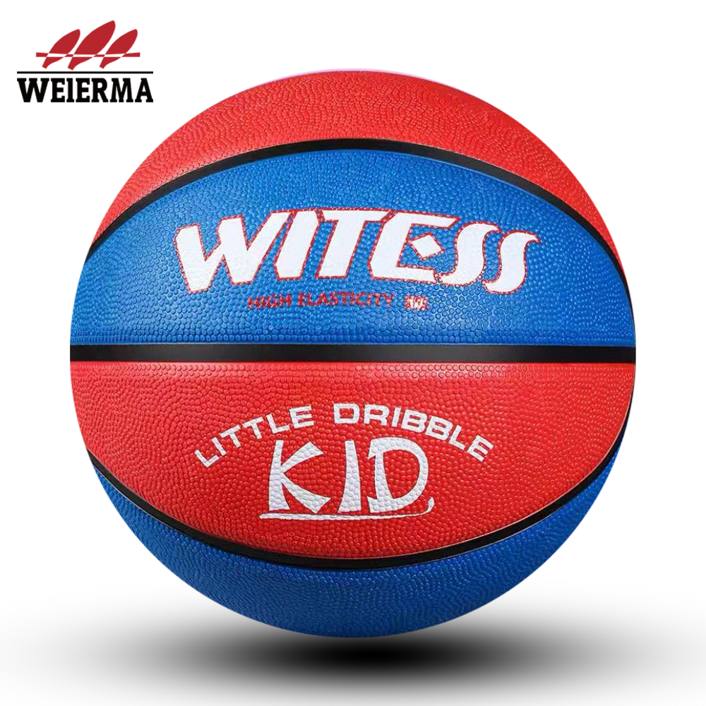 Red and blue basketball