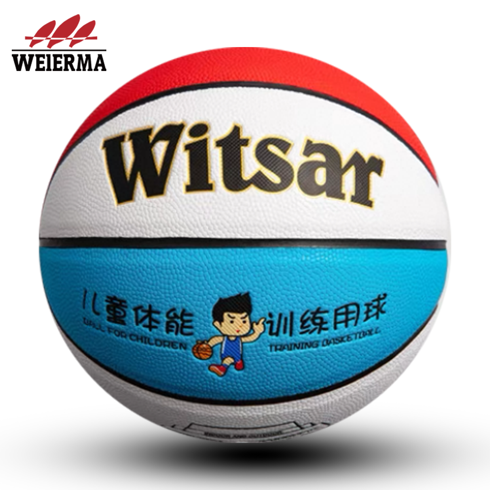 Red, white and blue basketball