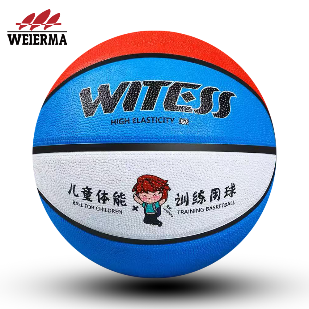 Red, white and blue basketball