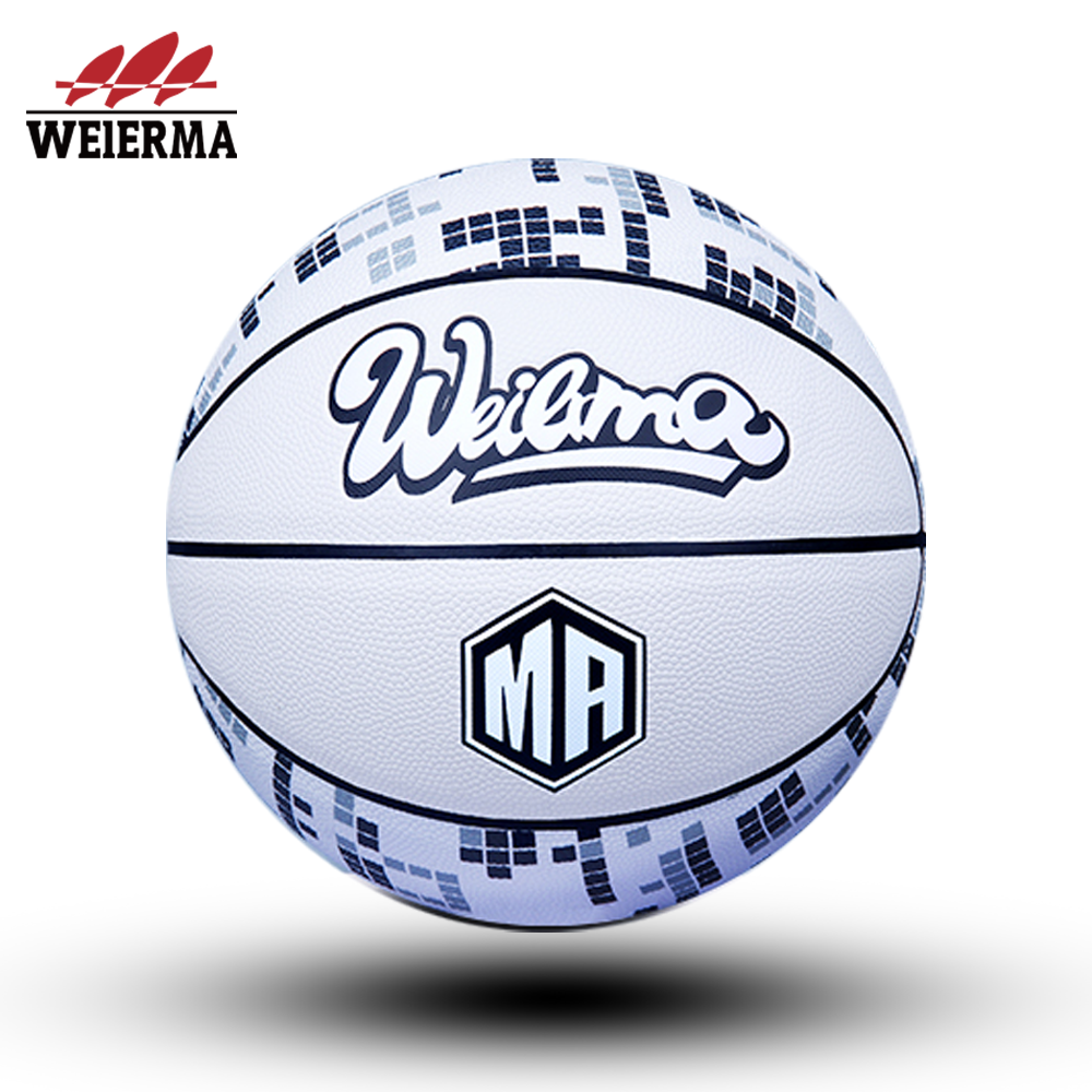 Square gray basketball