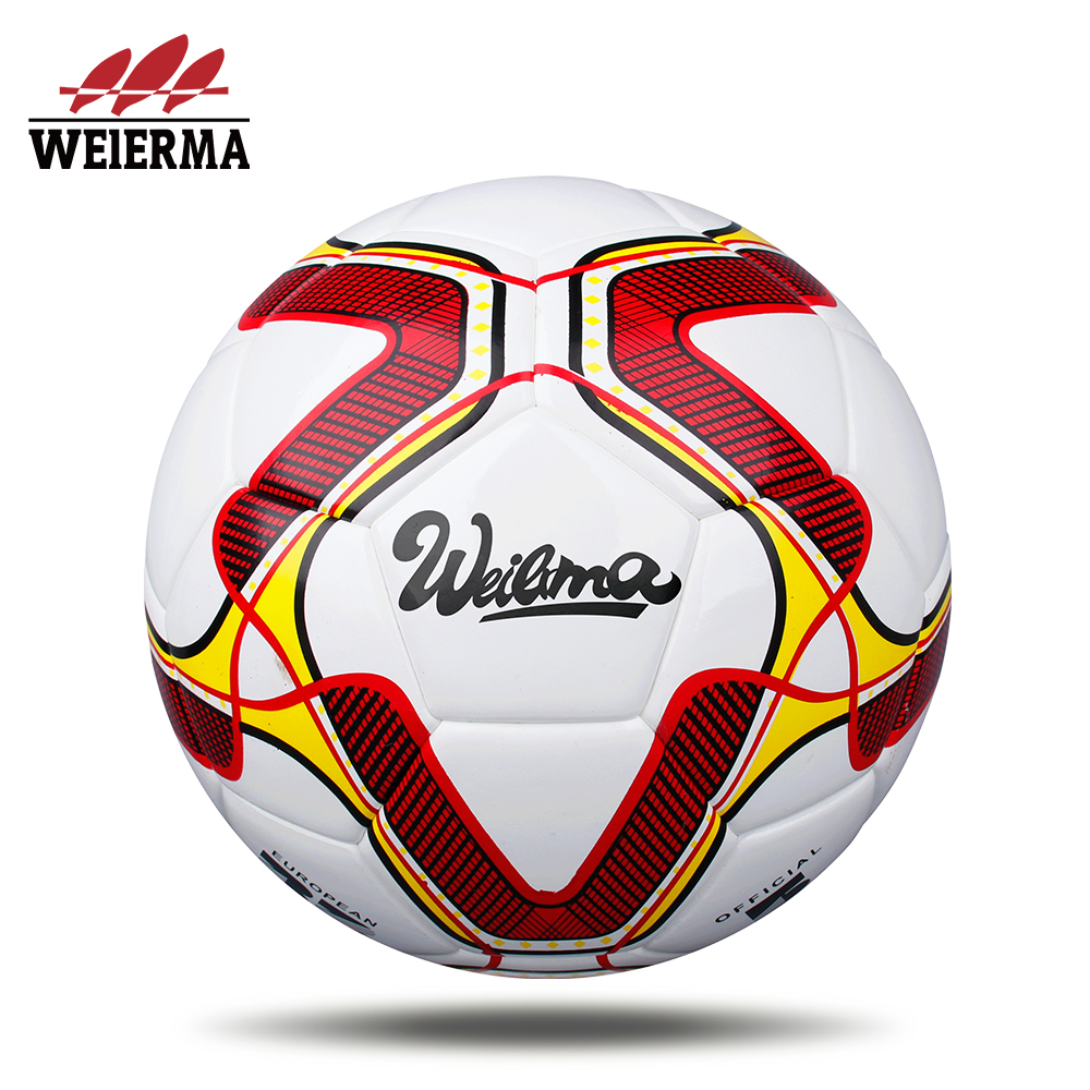 Red, black and yellow football